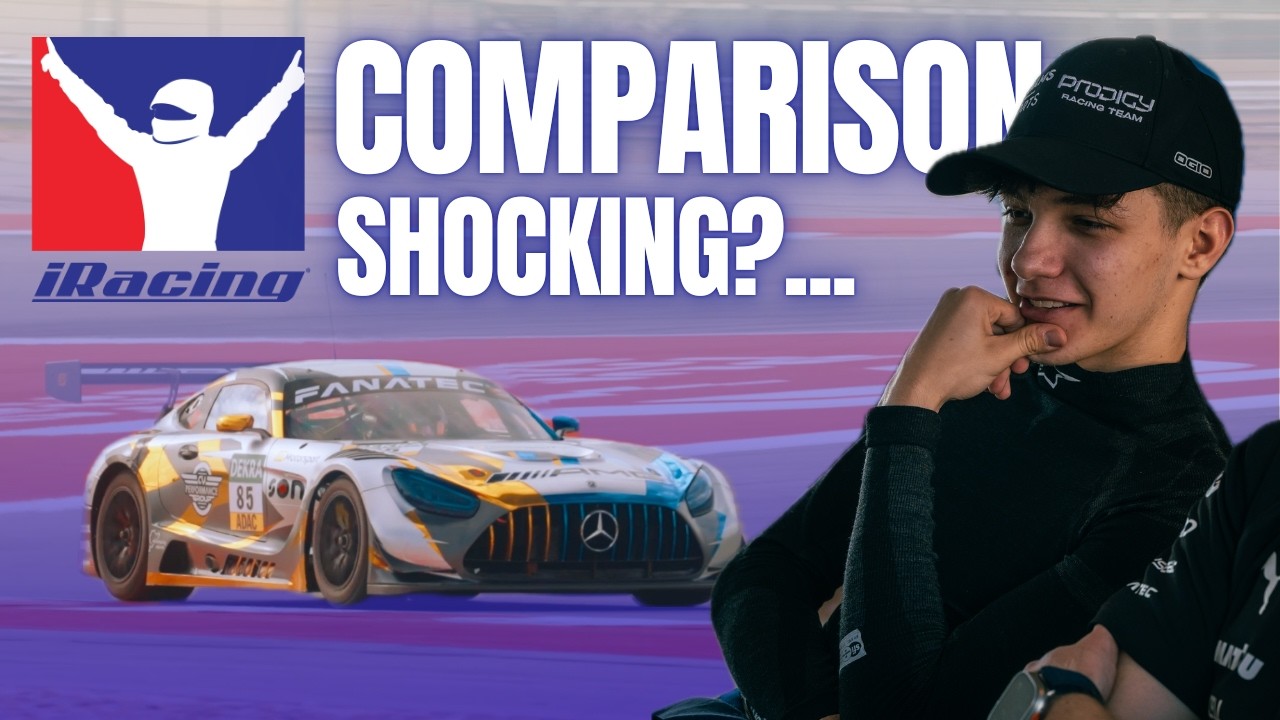 iRacing vs Real AMG GT3 | How Realistic Is iRacing?
