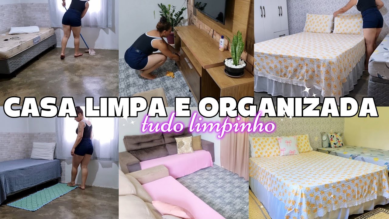 VLOGÃO| CANSEI DEIXEI A CASA TODA LIMPA E ORGANIZADA | UMA CASA SIMPLES MAS ACONCHEGANTE🥰