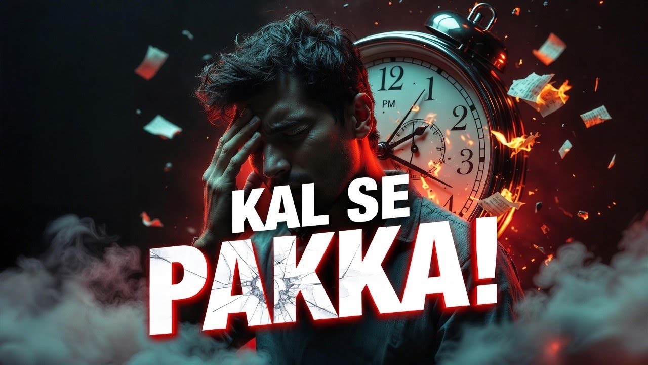Aaj Ka Kaam Kal Par Daalne Wale Log | Procrastination: A True Story 📖 | #njstudy 
