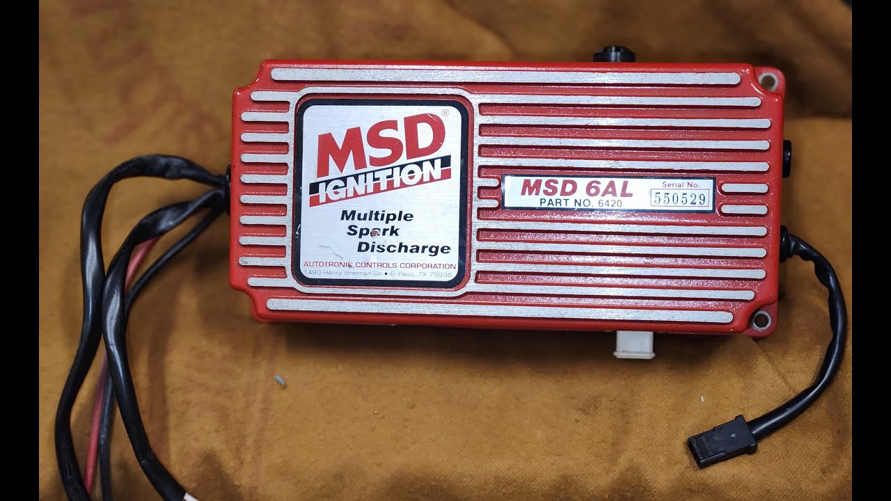 Another MSD box failure, backfire through exhaust