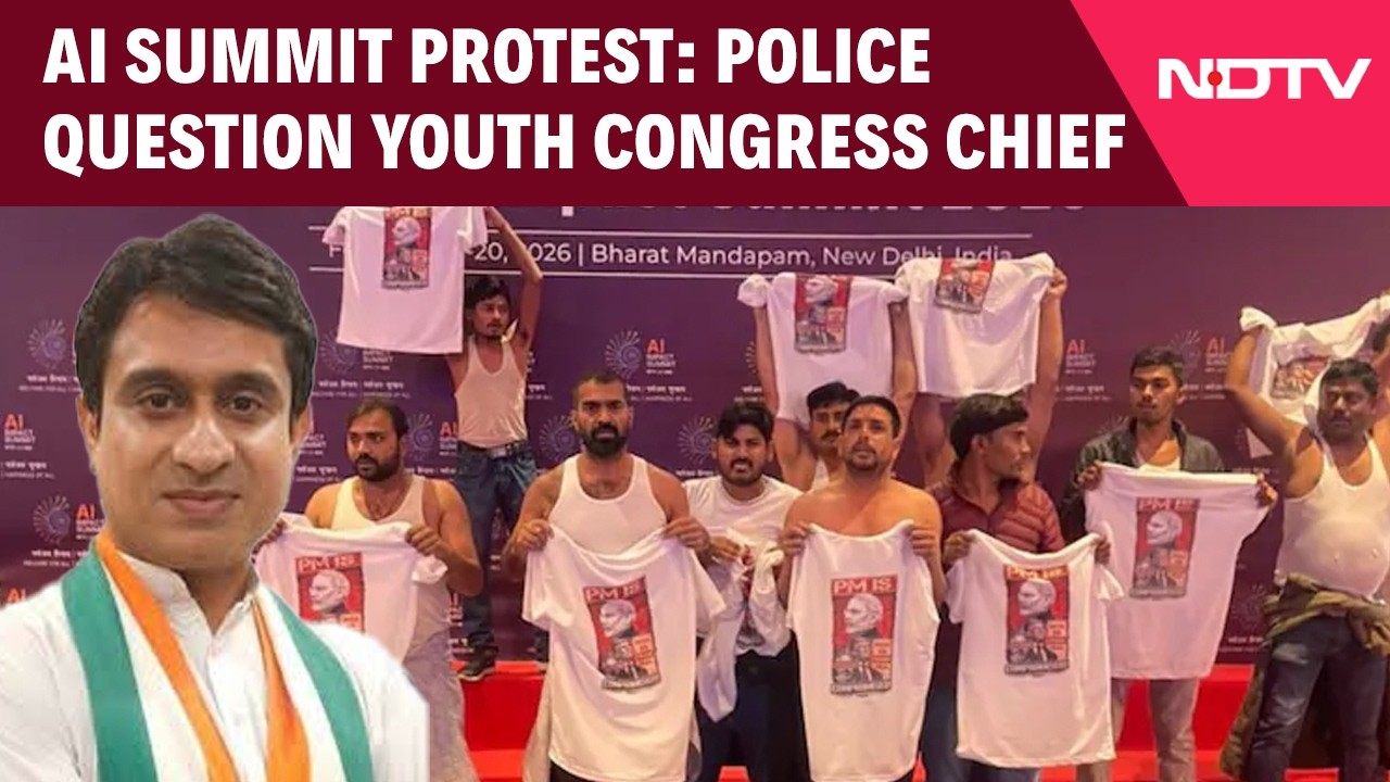 AI Summit Protest | Cops Probe 'Larger Conspiracy' as Youth Congress Chief Under Scanner
