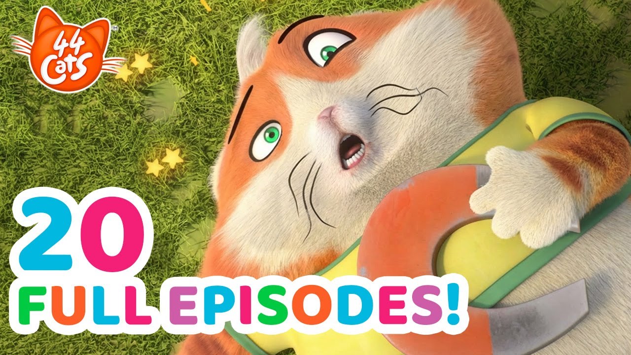 44 Cats | Niekończąca się zabawa! 🥳 20 ULUBIONYCH PEŁNYCH ODCINKÓW DLA DZIECI!