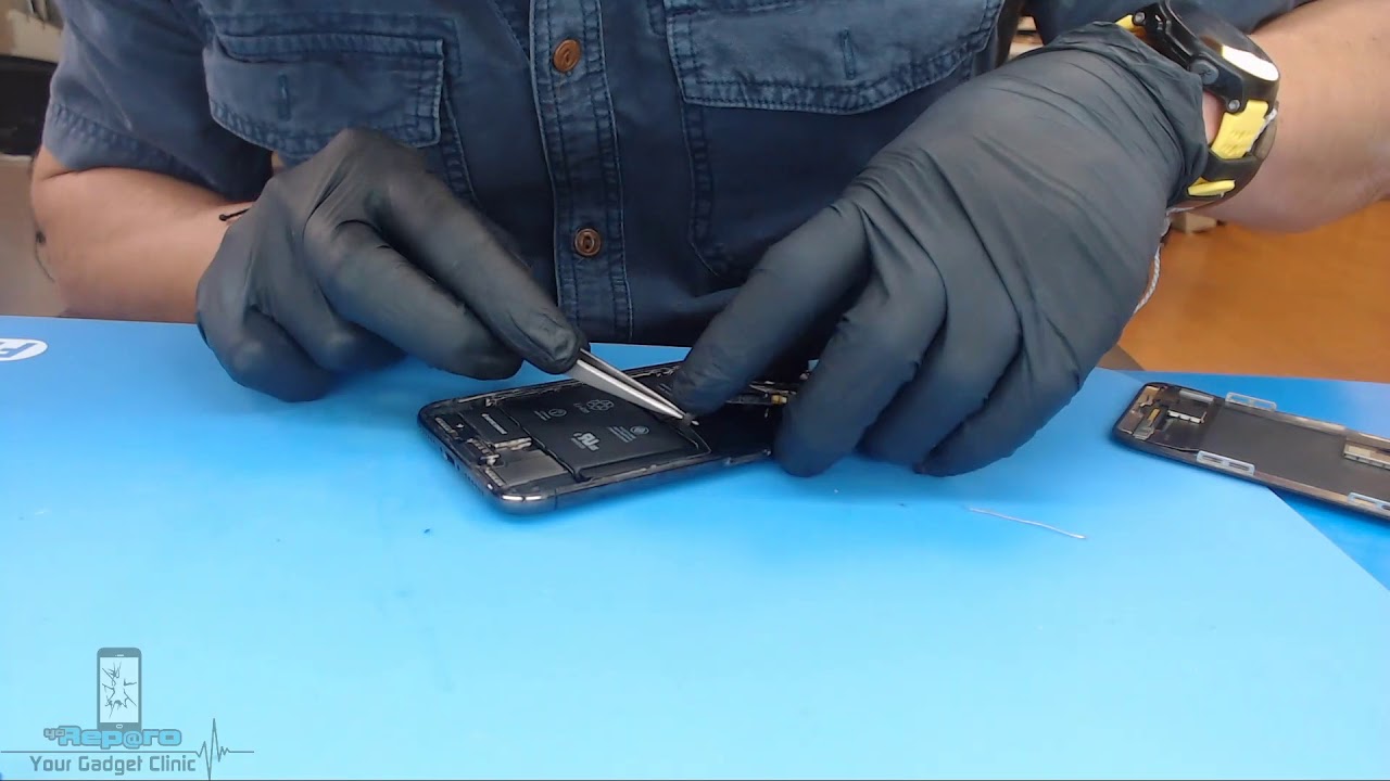 iPhone X sin prender, corto en una linea 1.8v que va hacia NAND!