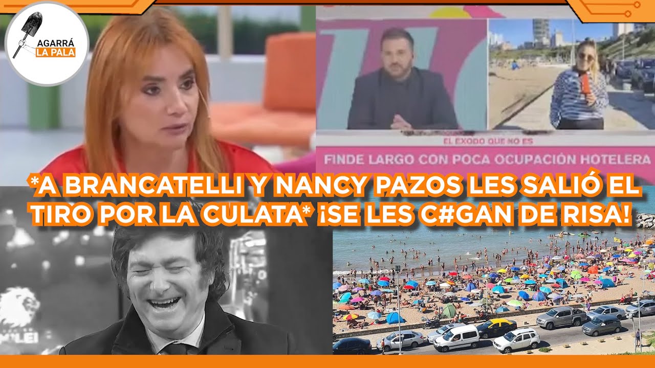A LOS KUKAS BRANCATELLI Y NANCY PAZOS LES SALI&Oacute; EL TIRO POR LA CULATA Y SE LES C*GARON DE LA RISA