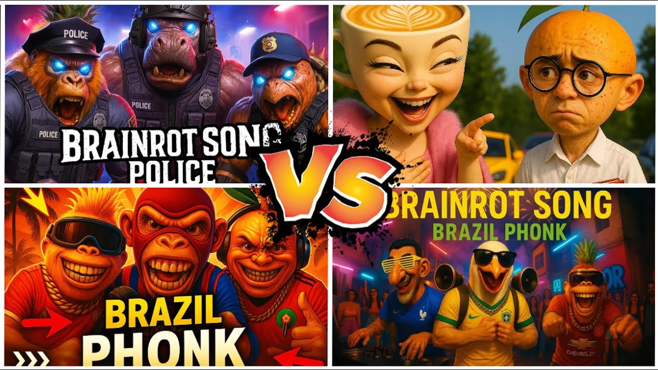 BRAINROT BRAZIL SONG vs BRAINROT ARABIC RAP vs BRAINROT SYGMA BOY - Tilis Hop Brainrot Crazy