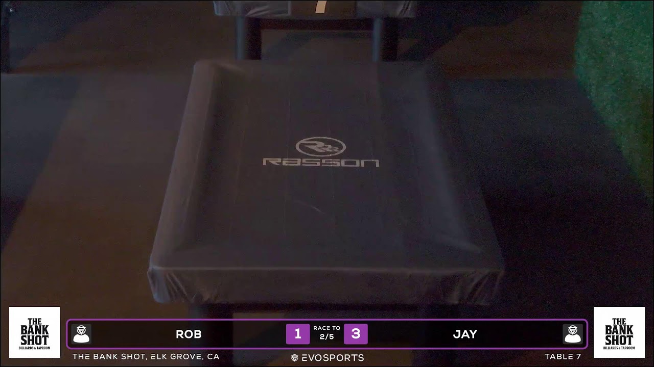 ROB vs JAY - THE BANK SHOT - TABLE 7 | EvoSports