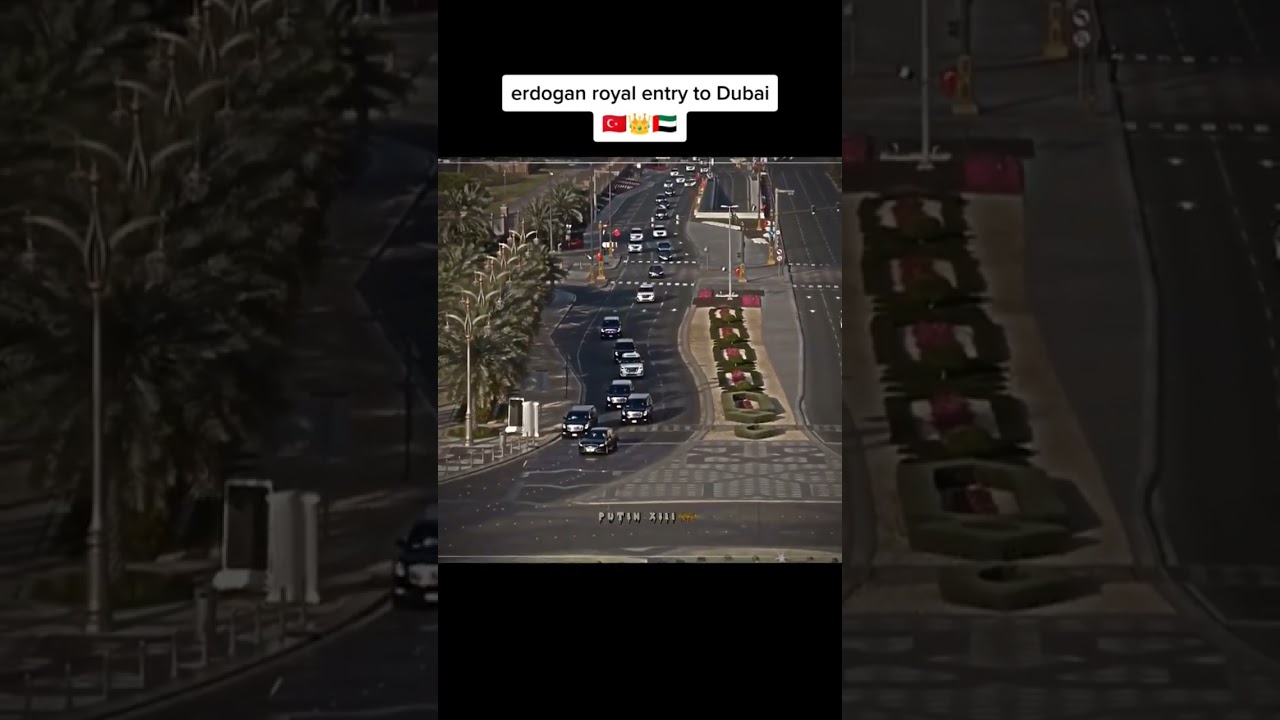 erdogan royal entry to Dubai 🇹🇷🔥🇦🇪 #shorts #short #shortvideo #ytshorts #youtubeshorts #viral #dubai