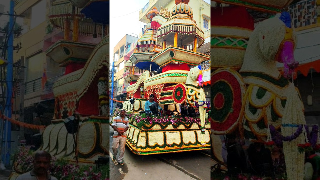 Chariots of Faith | Banaswadi Theru 2025🛕🚩#BanaswadiTheru #TempleFestival #KarnatakaFestivals #Short
