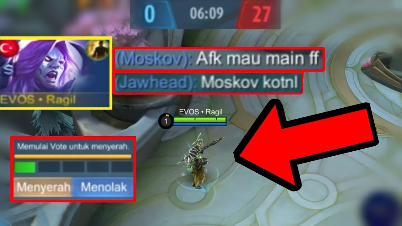 PRANK TOP 1 MOSKOV AFK, BOCIL FF SEKALI MAIN ML LANGSUNG JAGO, ML EZ GAME WKWK - MOBILE LEGENDS