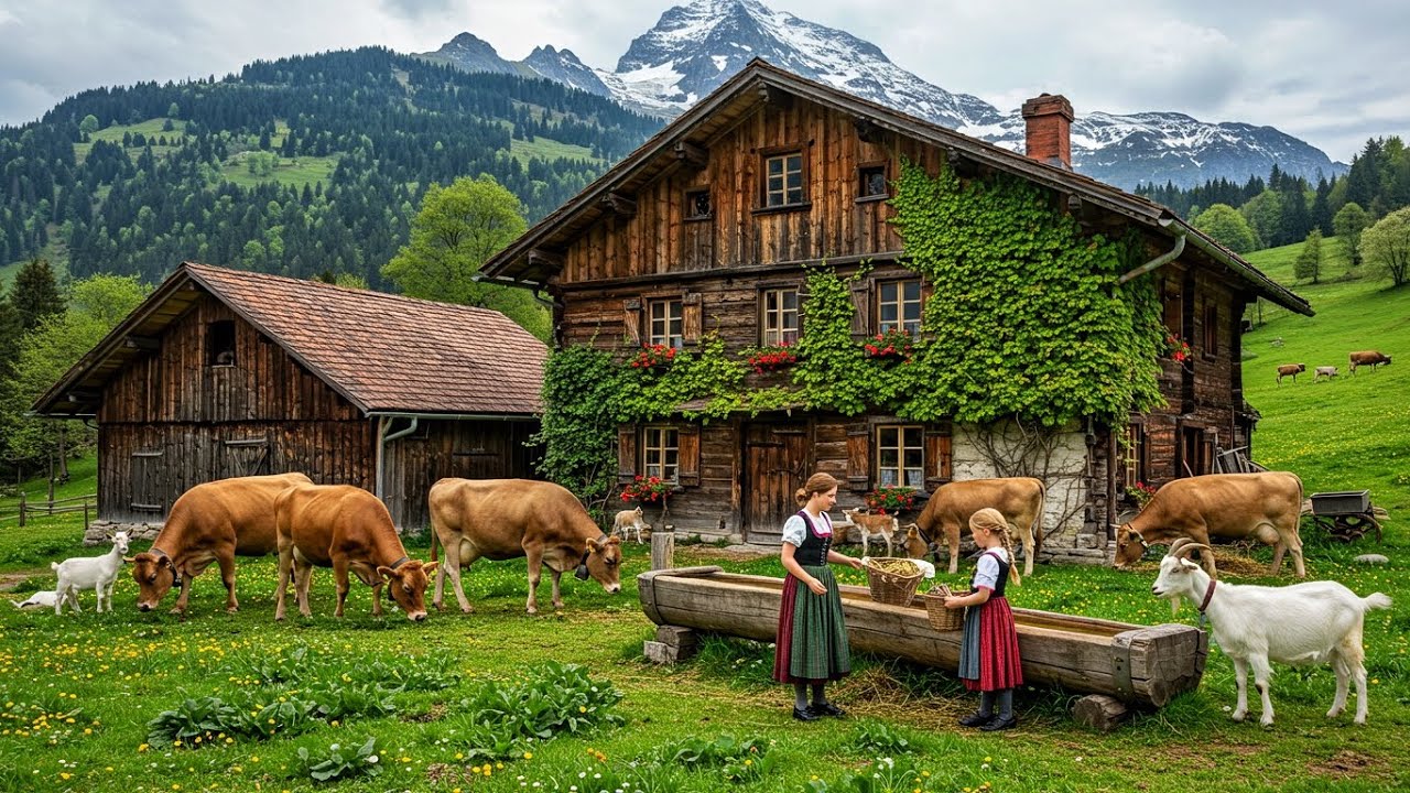 Life in Switzerland Countryside  - The most beautiful Swiss villages - Relaxing village life