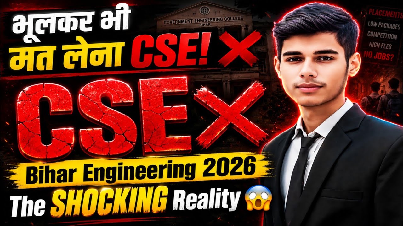 Don't take CSE even by mistake! ❌ Bihar Engineering Reality 2026 | UGEAC Counselling Truth 😱