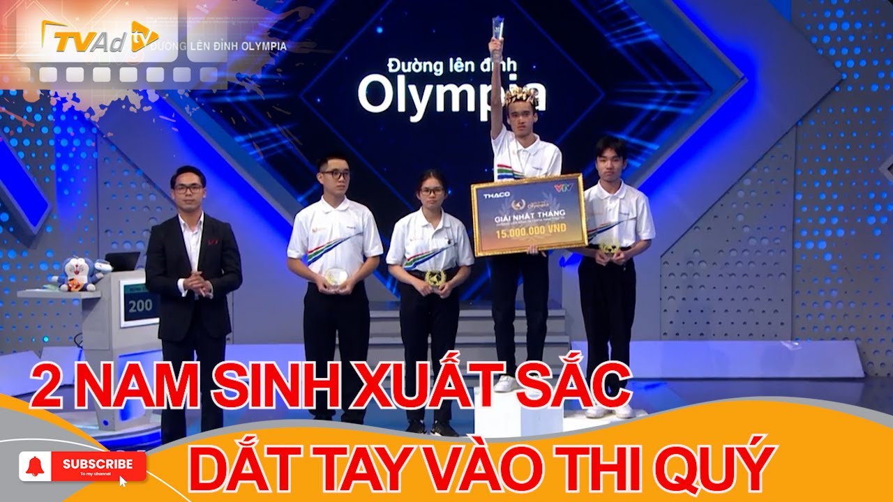 ĐƯỜNG LÊN ĐỈNH OLYMPIA Mới nhất ngày 18/01/2026 | 2 nam sinh DẮT TAY vào thi Quý
