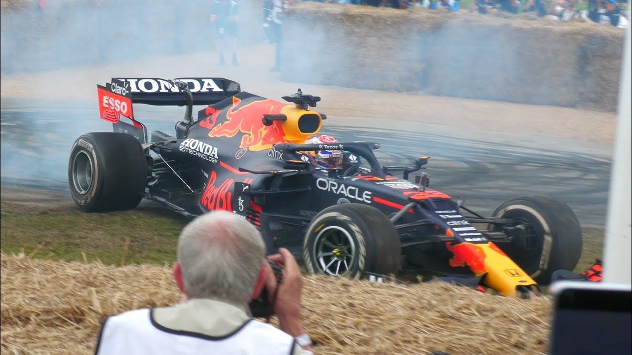 Max Verstappen Trying To Do A Donut!