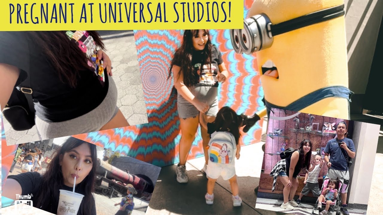 PREGNANT AT UNIVERSAL STUDIOS HOLLYWOOD VLOG (what rides i got on)
