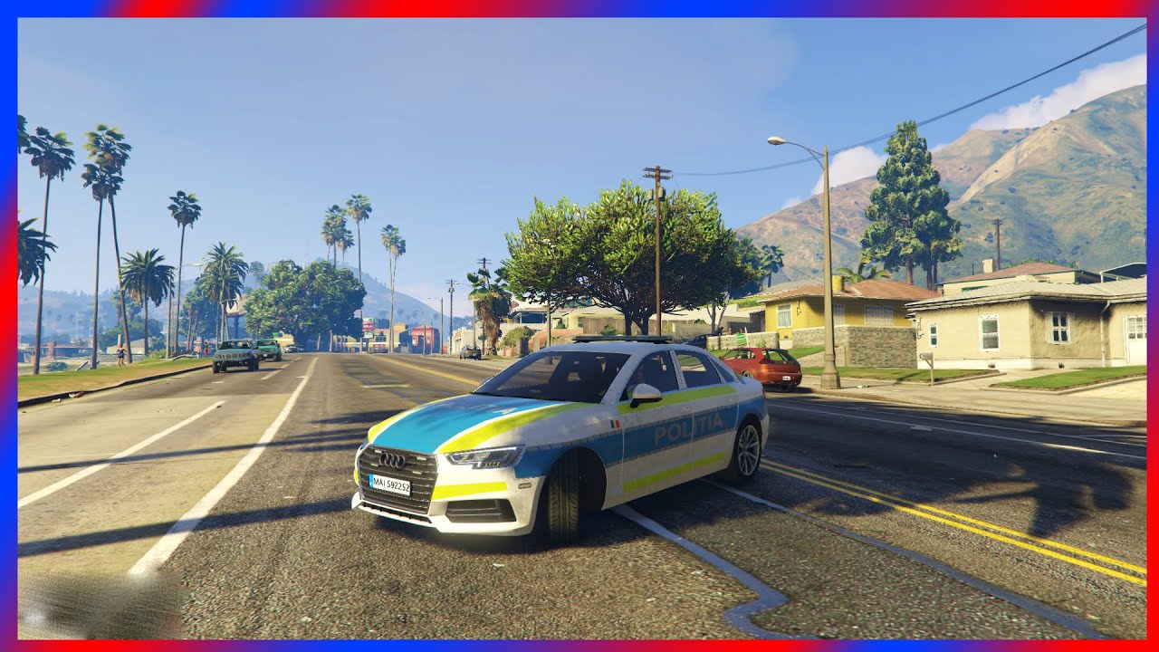 Accident produs de un sofer beat si drogat ✪ Politistul - GTA V