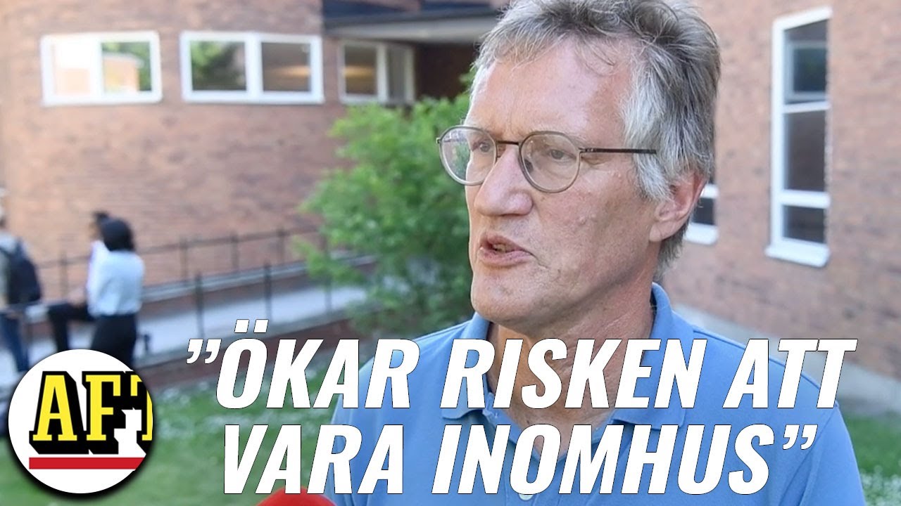 Anders Tegnell om värmeböljan och coronaviruset