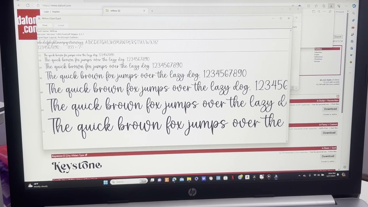 Cricut font help | How to get fonts into design space | Dafont download tutorial
