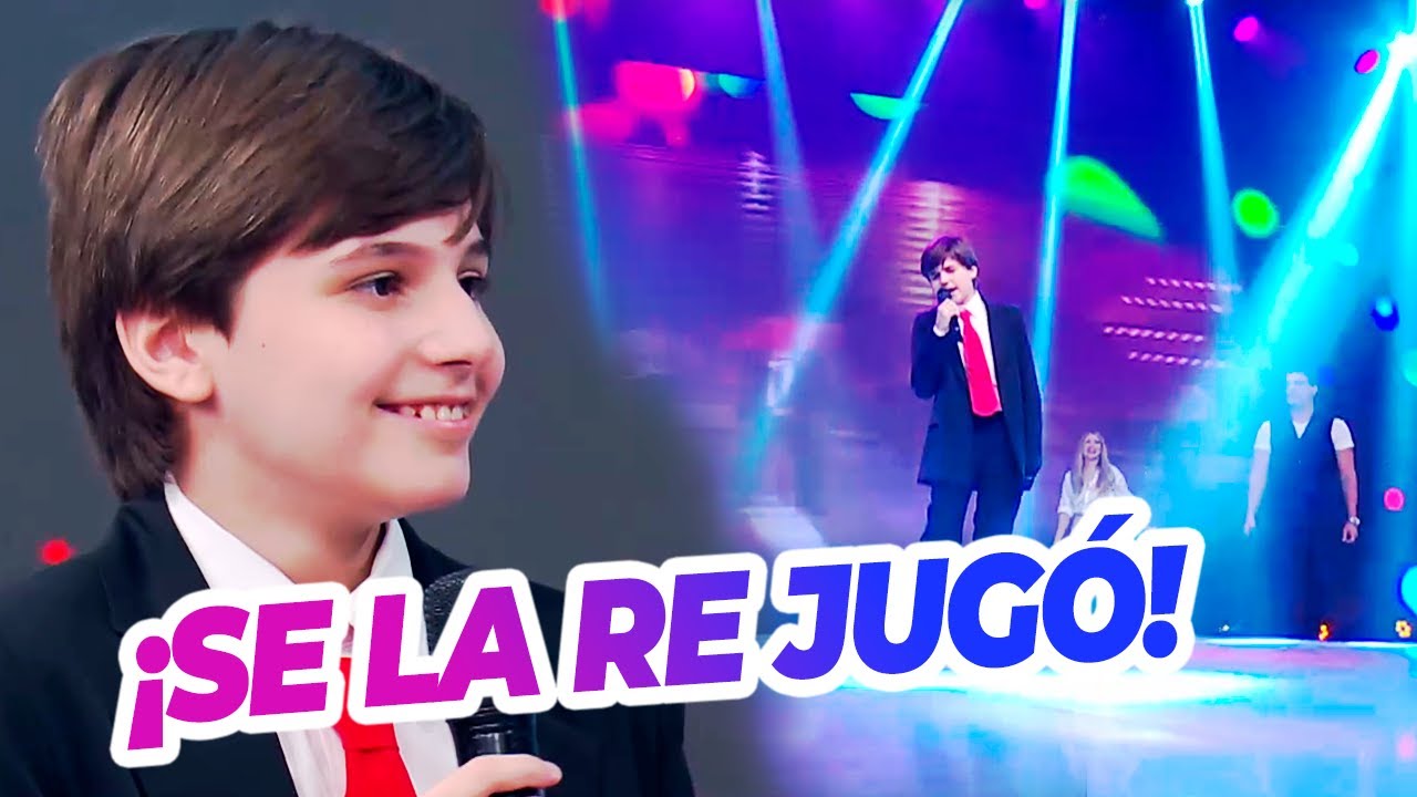 El imitador de Luismi tiene 11 años y le dedicó 