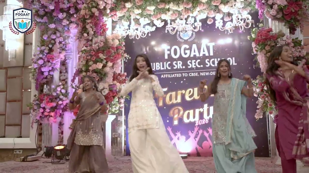 Girls Group Dance | Farewell Party | Fogaat Public Sr. Sec. School | CBSE School | Session 2025-26