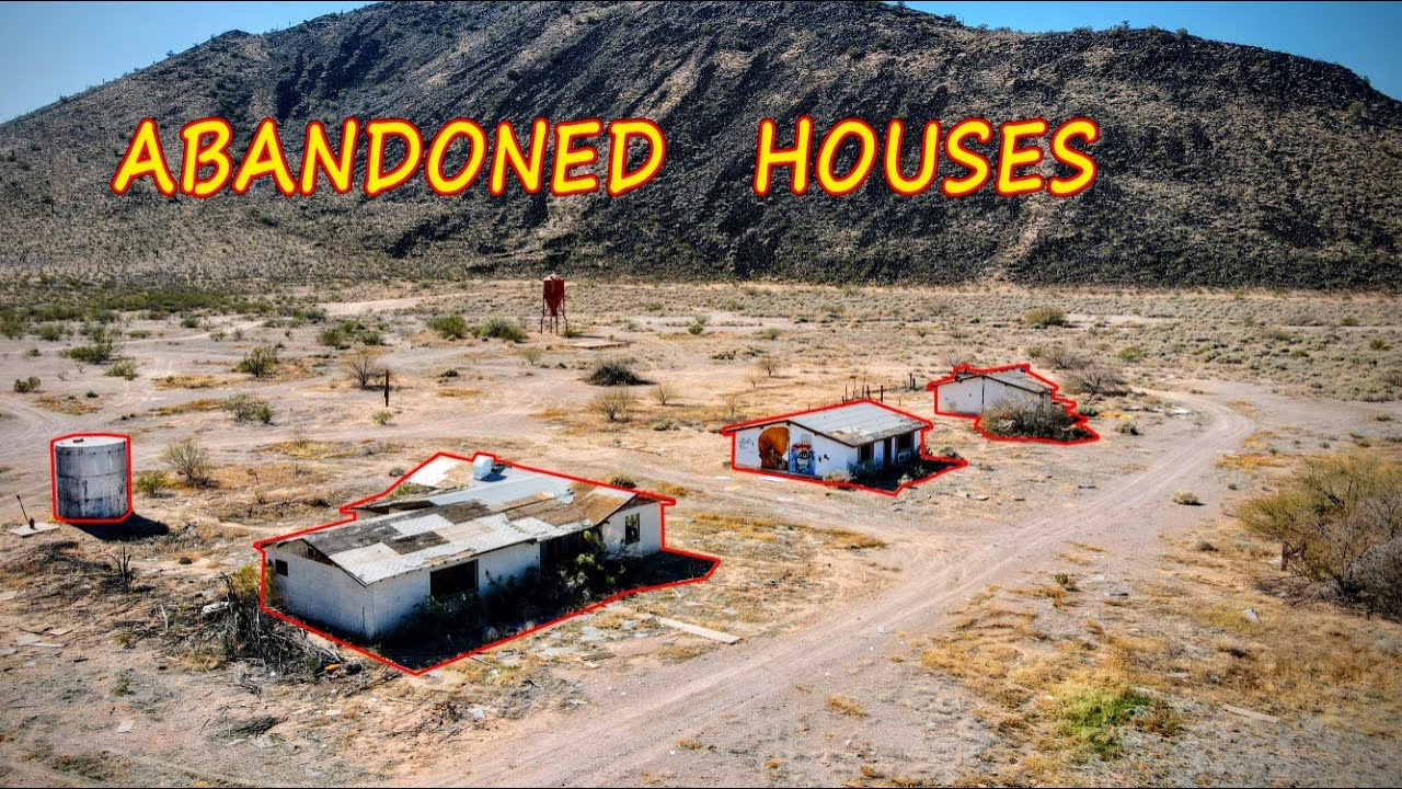ABANDONED HOUSES in TONOPAH, ARIZONA ( walking through and seeing what was left behind )