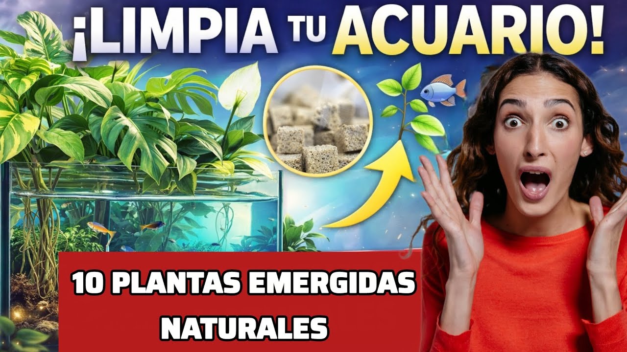 10 Plantas Emergidas que Limpian el Agua de tu Acuario de Forma Natural 🌿🐟