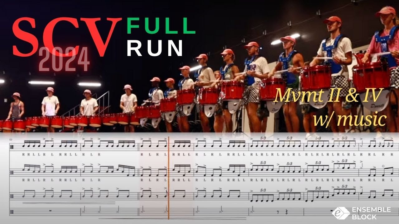 LEARN THE MUSIC (II & IV) Santa Clara Vanguard - Percussion Full Run 7/17/24