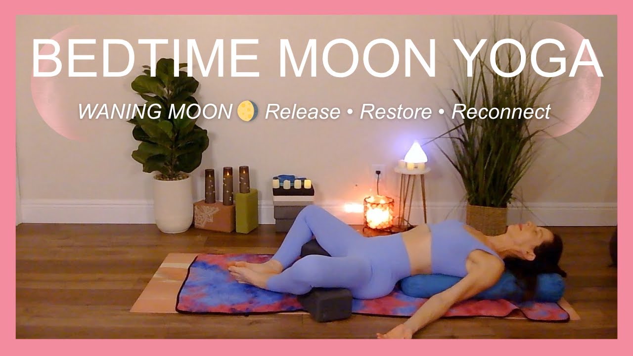 Bedtime Yoga for Deep Sleep 🌙 Waning Moon Yin & Yoga Nidra | Reiki Healing & Restoration