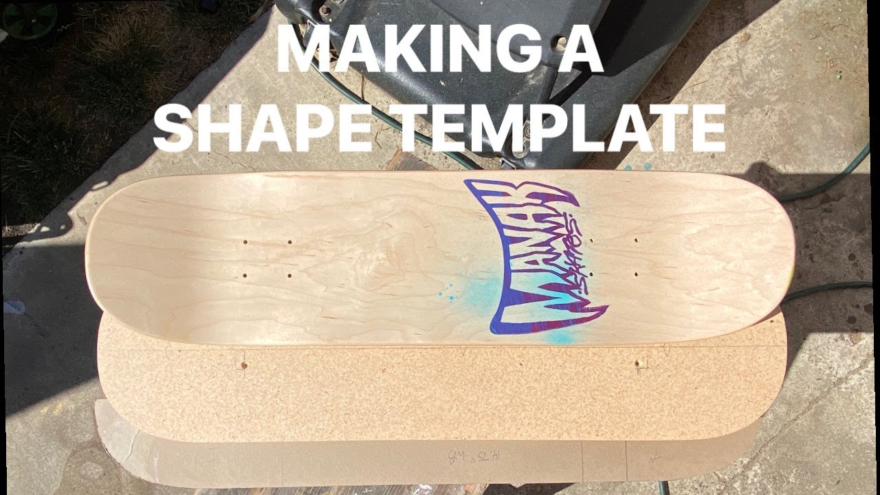 How to Make a Skateboard Shaping Template