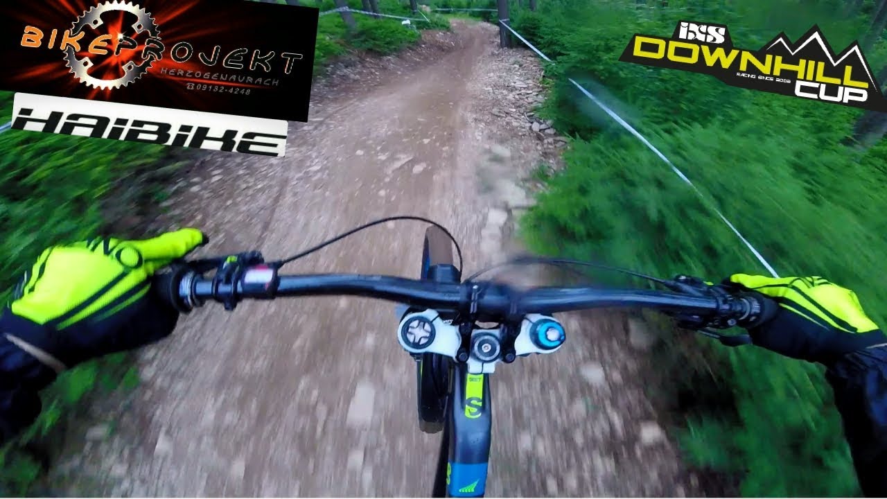 Racing in Klinovec [CZ] | IXS Downhill Cup 2018 | (Gopro-Run) | Tim Spona