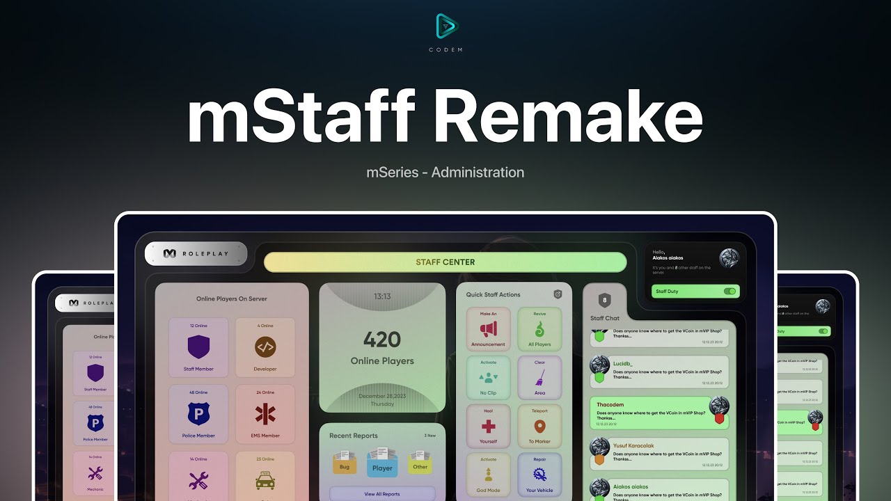 CodeM mStaff Remake | discord.gg/zj3QsUfxWs