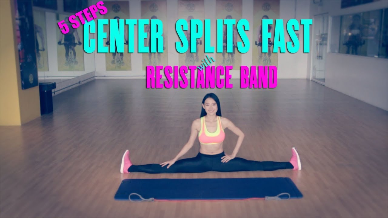 5 STEPS TO GET CENTER SPLITS FAST WITH RESISTANCE BAND