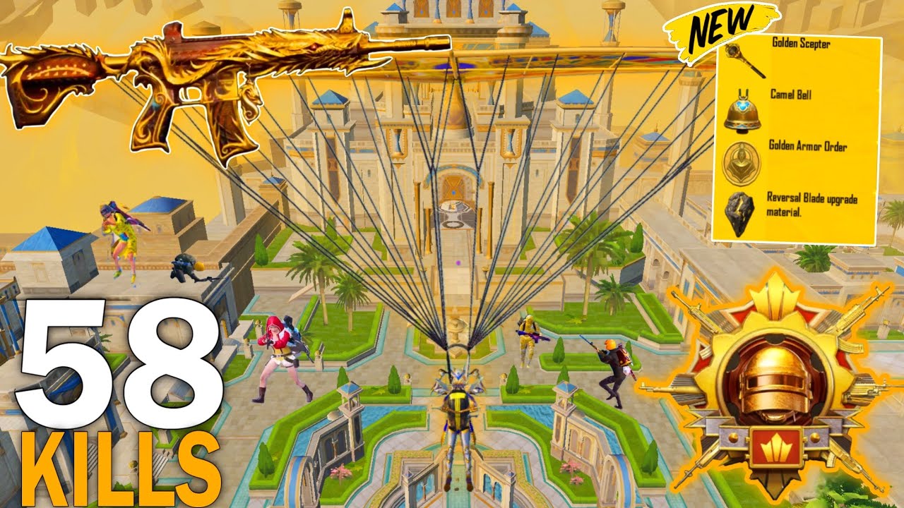Wow!😍 NEW BEST LOOT GAMEPLAY in GOLDEN DYNASTY MODE 🥵 Pubg Mobile