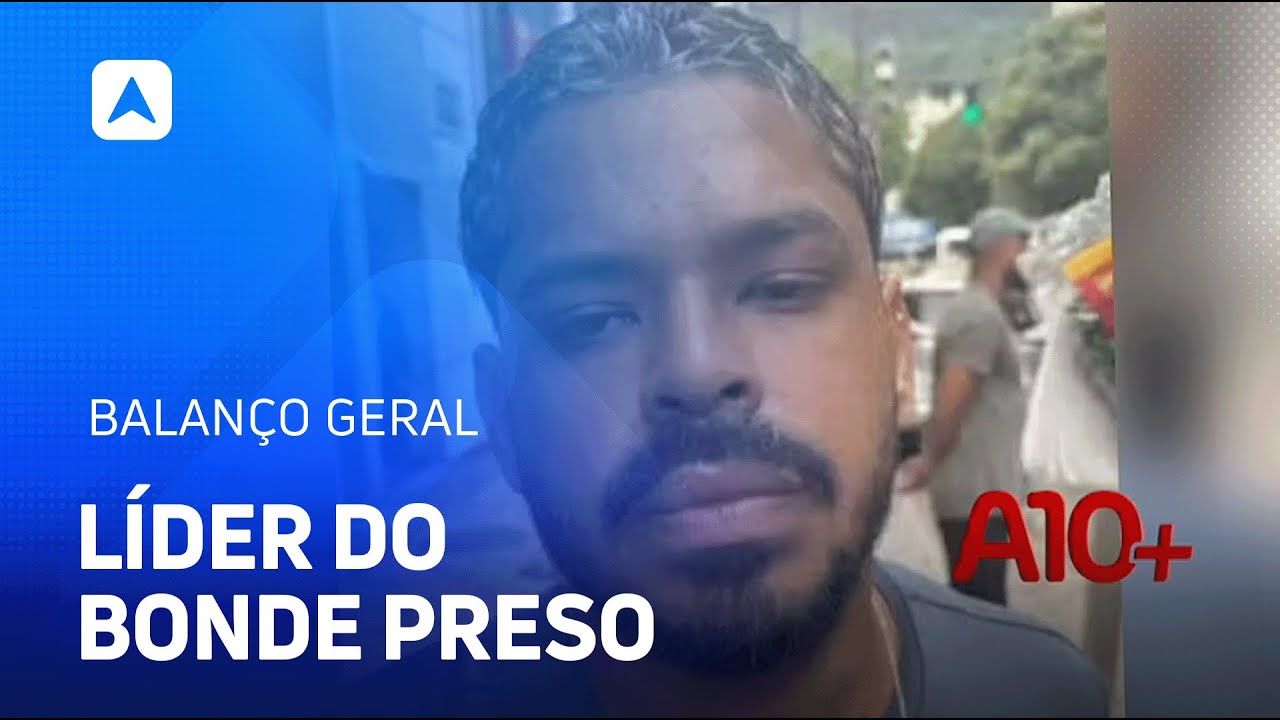 L&iacute;der do Bonde dos 40 acusado de 19 homic&iacute;dios &eacute; preso no Rio de Janeiro