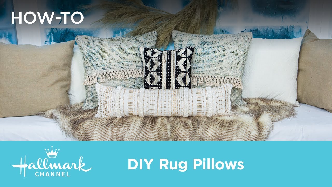 How to Make Decorative Pillows out of Rugs - Home & Family