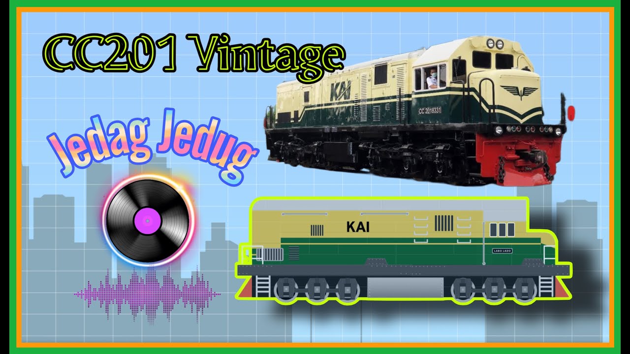 CC201 Vintage Versi Full DJ 🔊 #30 Labo Brick Train