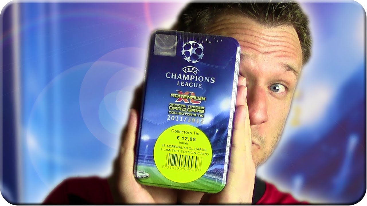 Adrenalyn XL opening TIN Sammeldose Champions League 2011 2012