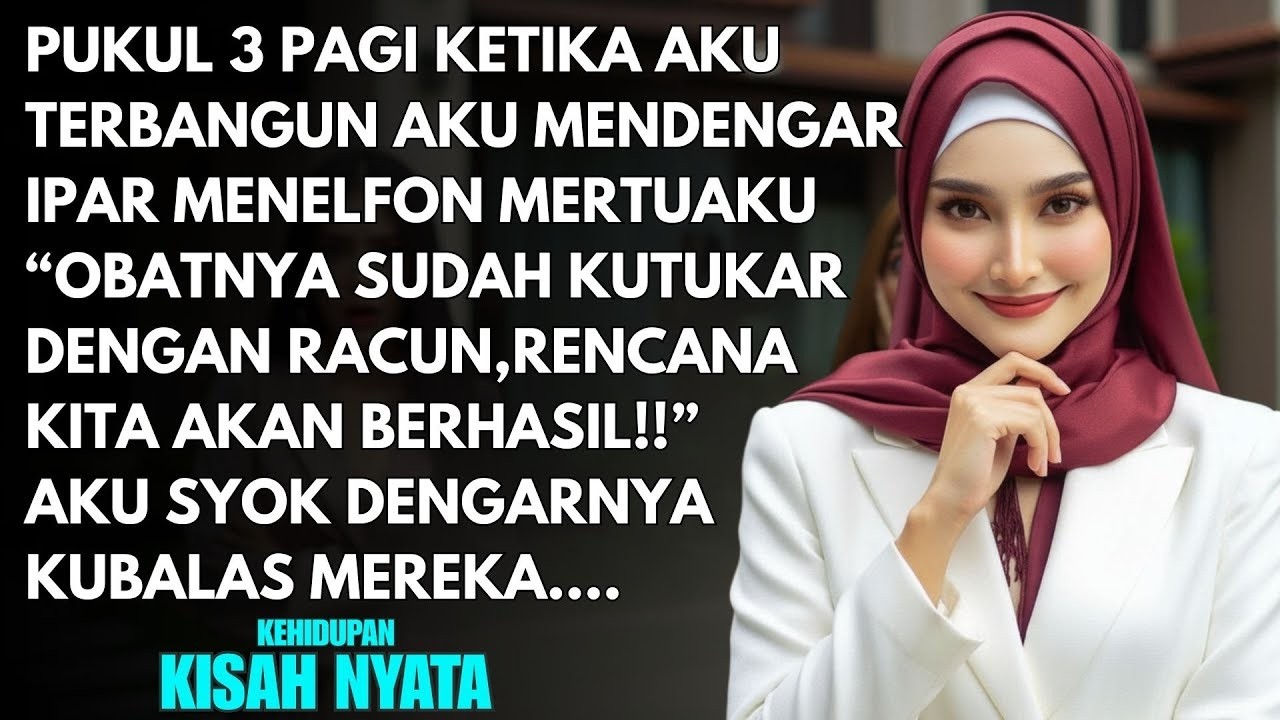 PUKUL 3 PAGI AKU TERBANGUN DAN MENDENGAR RENCANA KEJAM ADIK IPAR DAN MERTUA-KUBALAS MEREKA DENGAN..