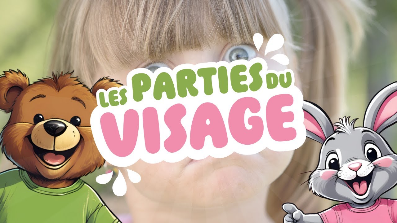 LES PARTIES DU VISAGE | Vocabulaire pour enfants