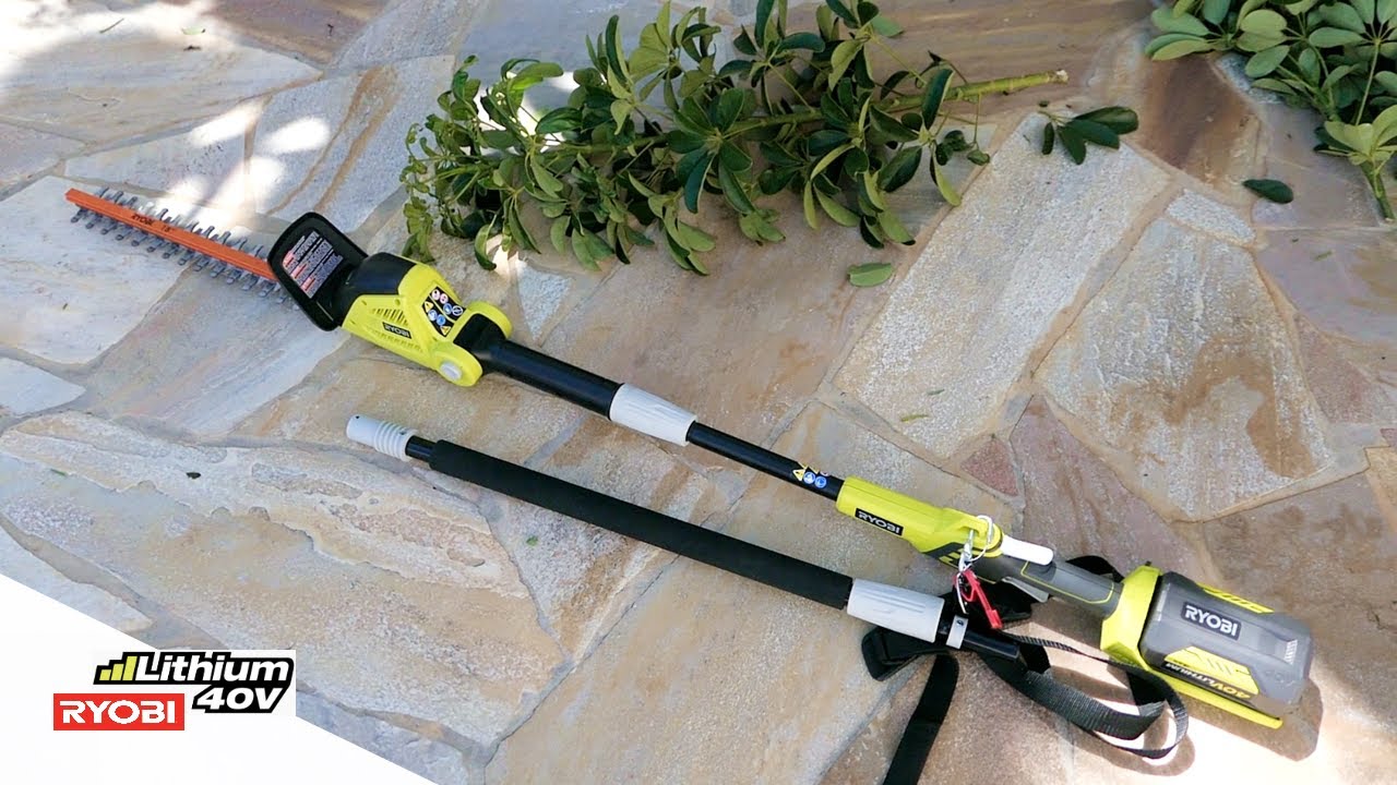 Ryobi 40v - Cordless Pole Hedge Trimmer