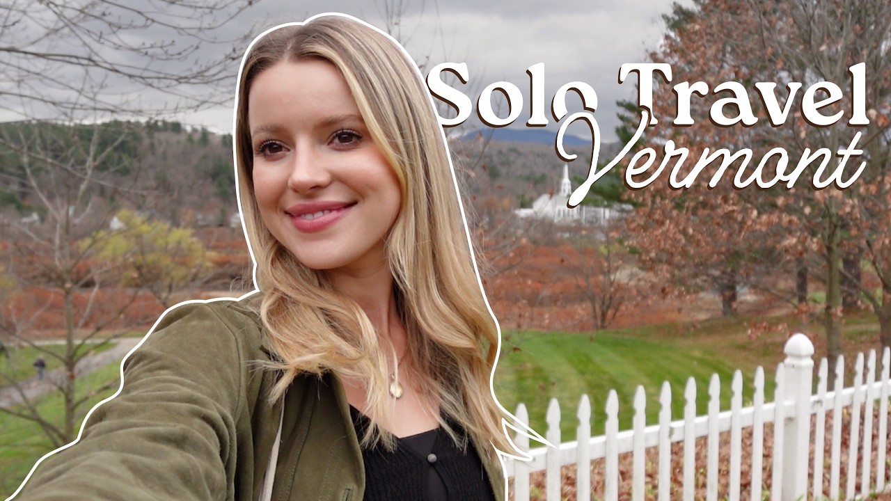 SOLO VERMONT VLOG: explore Stowe and Woodstock with me | apple cider, maple tasting, farms, shopping
