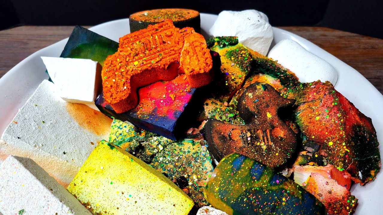 Gym Chalk Mix-up | 🙃🤪😶‍🌫️🙆🏾‍♀️| Fun Variety of Mixed Leftovers and broken Mudpies