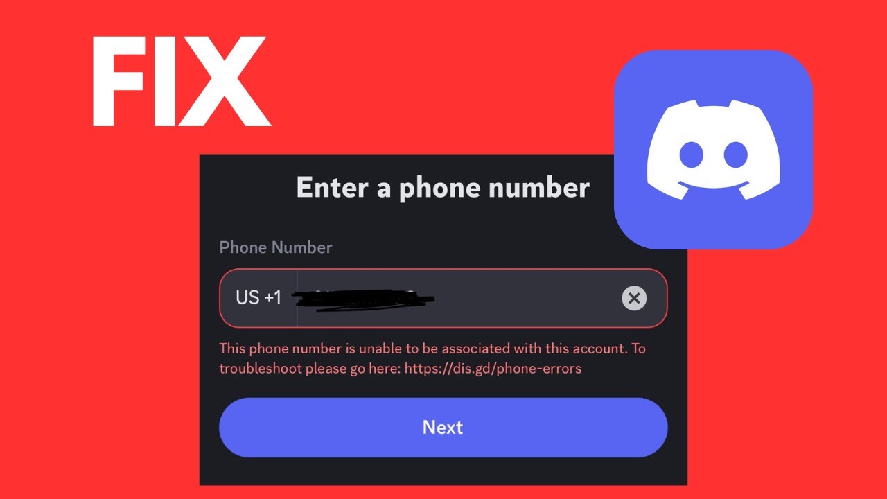 Как исправить ошибку Discord: невозможно привязать номер телефона к аккаунту