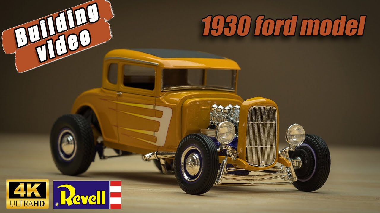 1930 ford model a coupe revell - Build video
