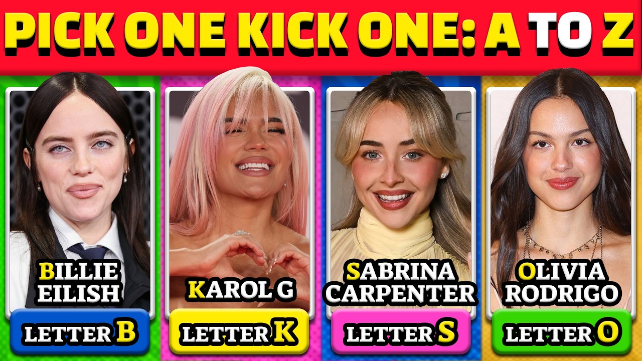 Pick One Kick One: Celebrity Edition (A&ndash;Z) | Choose Your Favorite Stars! Celebrity Quiz