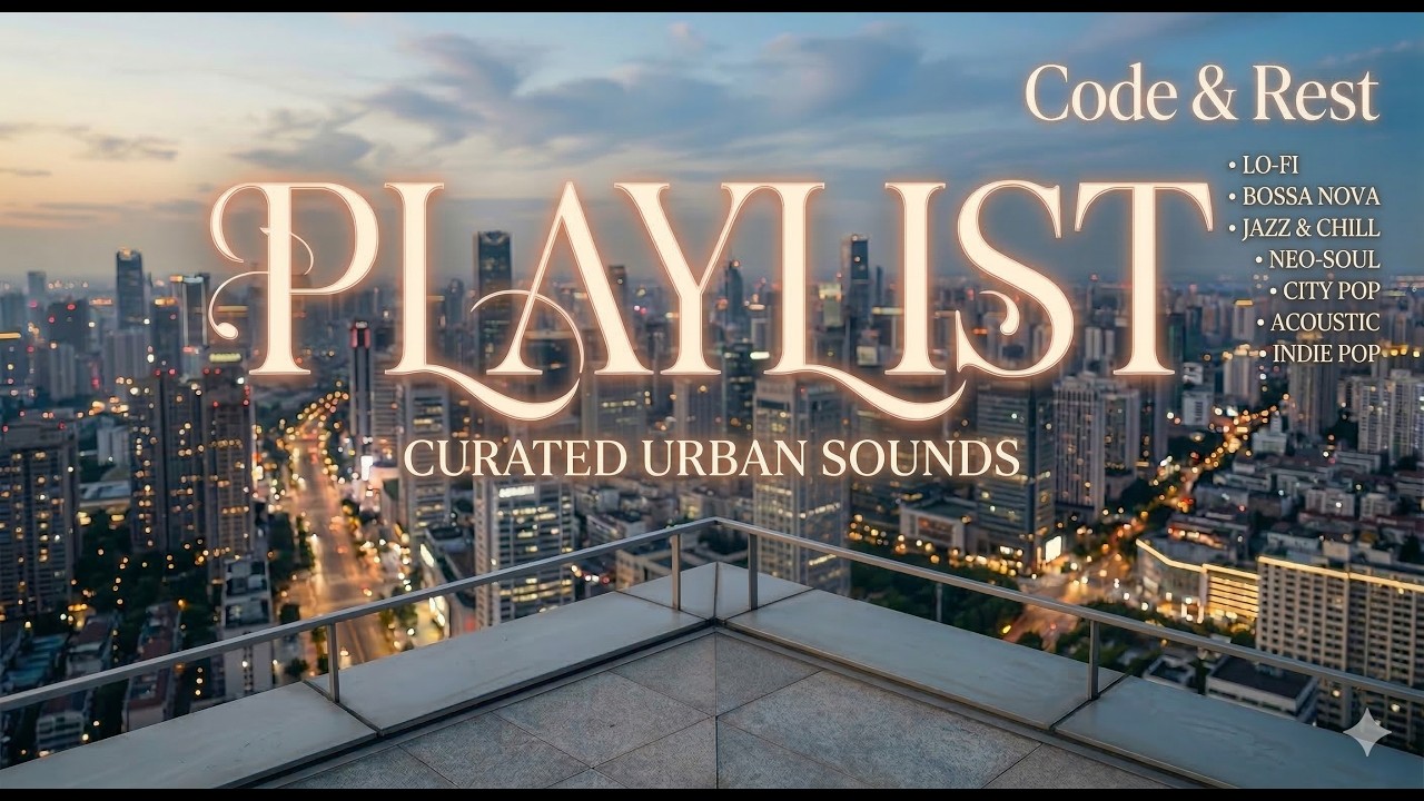 [𝐏𝐥𝐚𝐲𝐥𝐢𝐬𝐭] 서늘한 도심 속 따뜻한 커피 한 잔, 당신의 휴식을 큐레이션합니다 🏙️☕️ | Code & Rest ]
