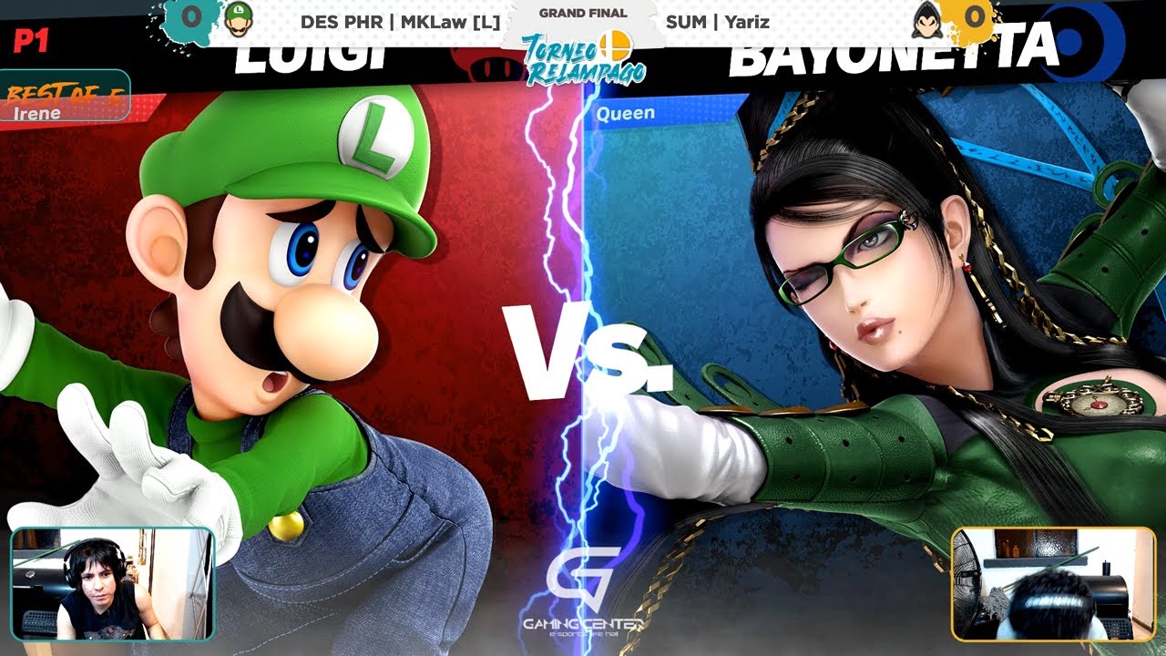 MKLaw (Luigi) vs Yariz (Bayonetta) - Grand Final Torneo Relámpago 117