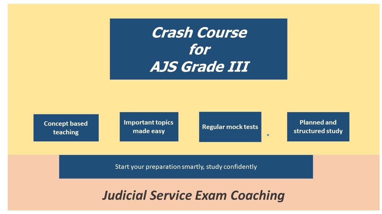 Crash Course for AJS Grade III.