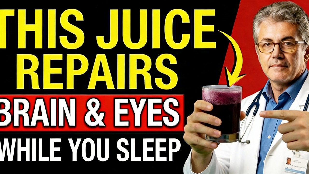 Seniors: Top 4 Drinks to Restore Vision and Memory While You Sleep