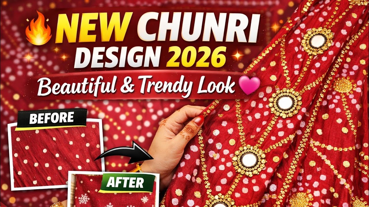 Beautiful Chunri Design | Latest & Trendy Chunri Ideas 2026