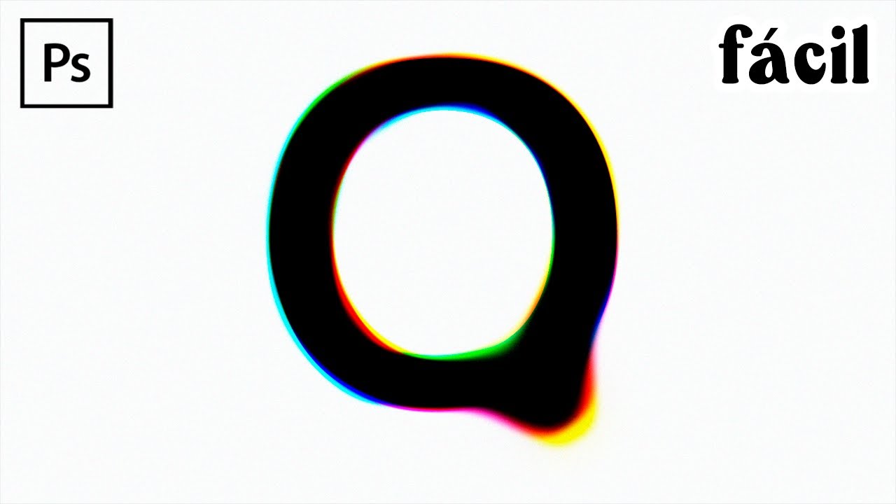 ✅ C&oacute;mo crear un efecto de texto con desenfoque rgb en Photoshop | Tutorial de Photoshop